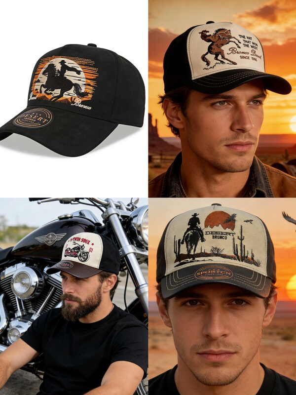 Desert Horse Full Series 26Th Annual New Model American Retro Trucker Hat, Deepened and Enlarged Baseball Cap