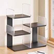 Desktop storage rack multi-layer desktop bookshelf simple bookcase student home storage rack display rack workstation finishing