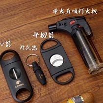 Cigar set tool puncher cigar drill type cigar cutter portable cigar cutter great value and easy to use for beginners