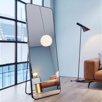 Full-length mirror floor-to-ceiling mirror home removable dressing mirror wall-mounted fitting mirror girls bedroom three-dimensional mirror sticker