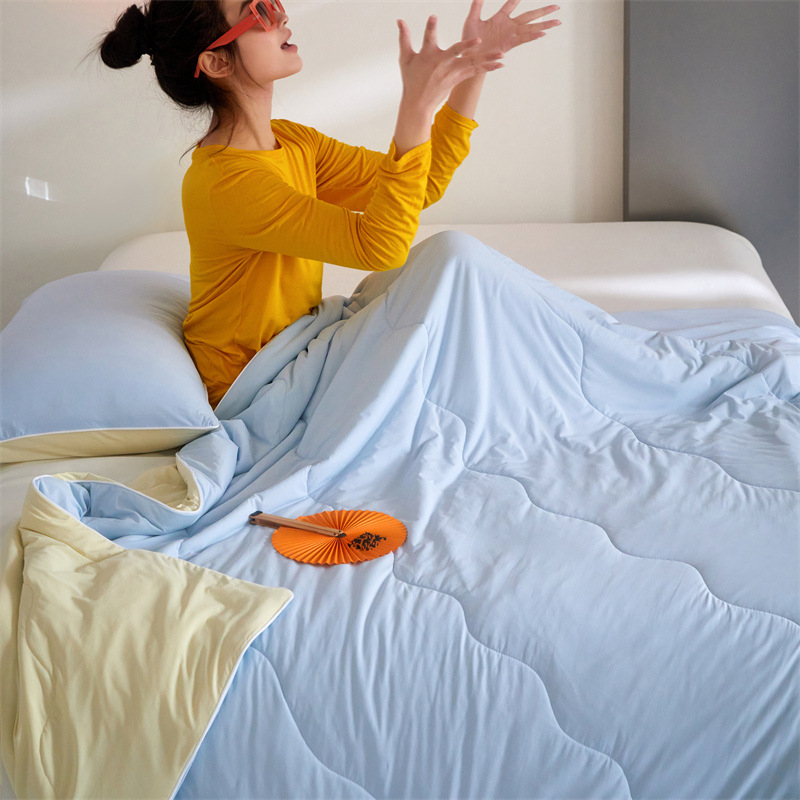 南通朗順紡織 A級クールサマーキルト エアコンキルト アイスシルクサマーキルト 薄手キルト シングルダブルサマー