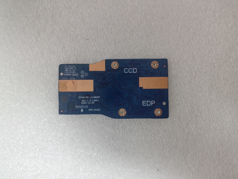 Suitable for Dell/Dell Latitude7440 E7440 Camera Adapter Board 02X3Cc Ls-M592P Suitable for Dell/Dell Latitude7440 E7440 Camera Adapter Board 02X3Cc Ls-M592P