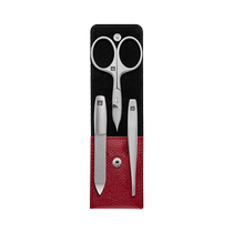 German Double Manicure Nail Knife Suit Nail Clippers Imported Nail Clippers Fingernail Filing Small Tweezers Gift Three Sets