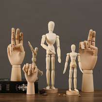Human Episodessketch Model Joint Activity Fine Art Comic Speed Writing Human Body Model Wooden Head Person Palm Table Hem