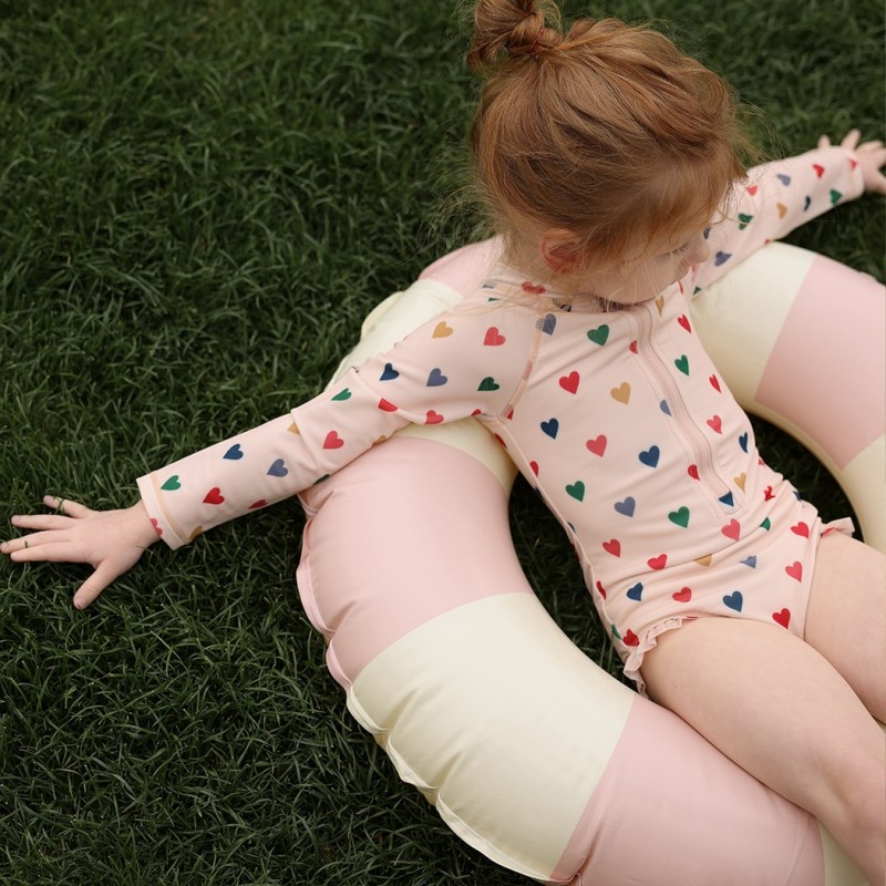 英国NEXT ROAD女の子の気質ワンピース水着小中サイズの子供用花柄日焼け止め速乾長袖水着