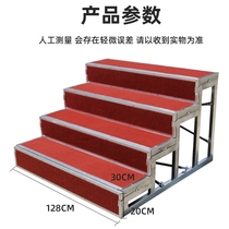 School event stage choir bench mobile step choir stage disassembly folding choir stage step photo stage