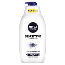 Nivea Mens Sensitive Body Wash with Bamboo Extract 30 fl oz (887 ml)