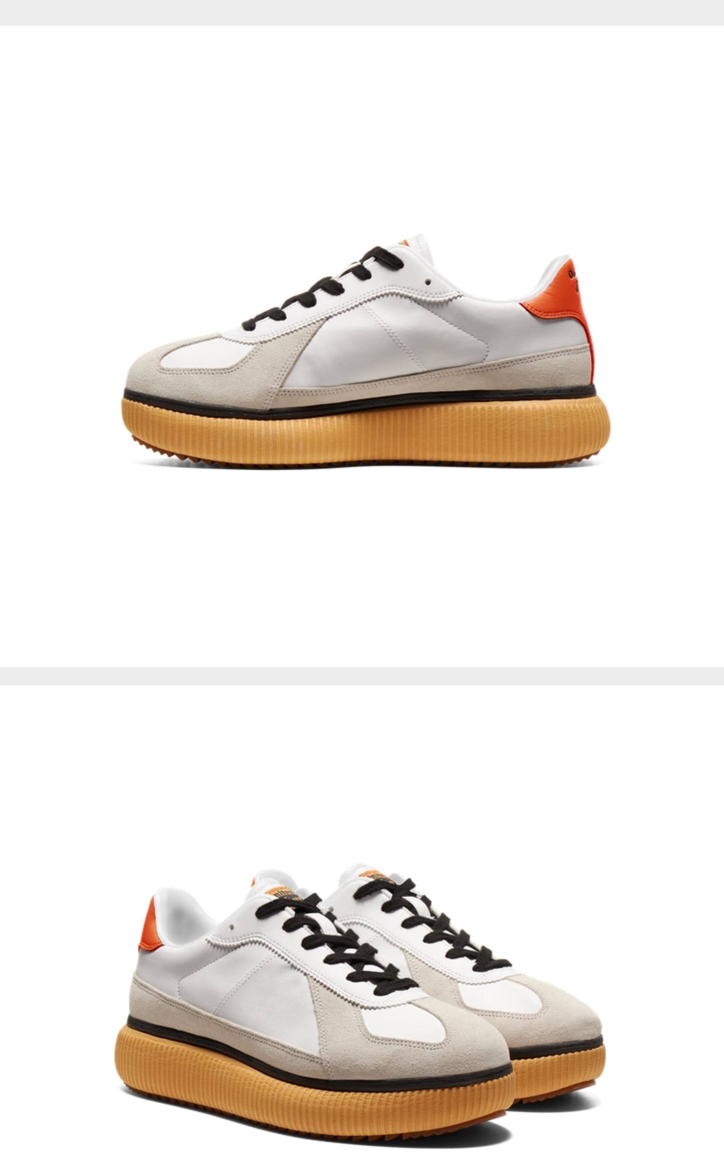 德训鞋 onitsuka tiger鬼冢虎delecity男女款情侣鞋厚底休闲鞋