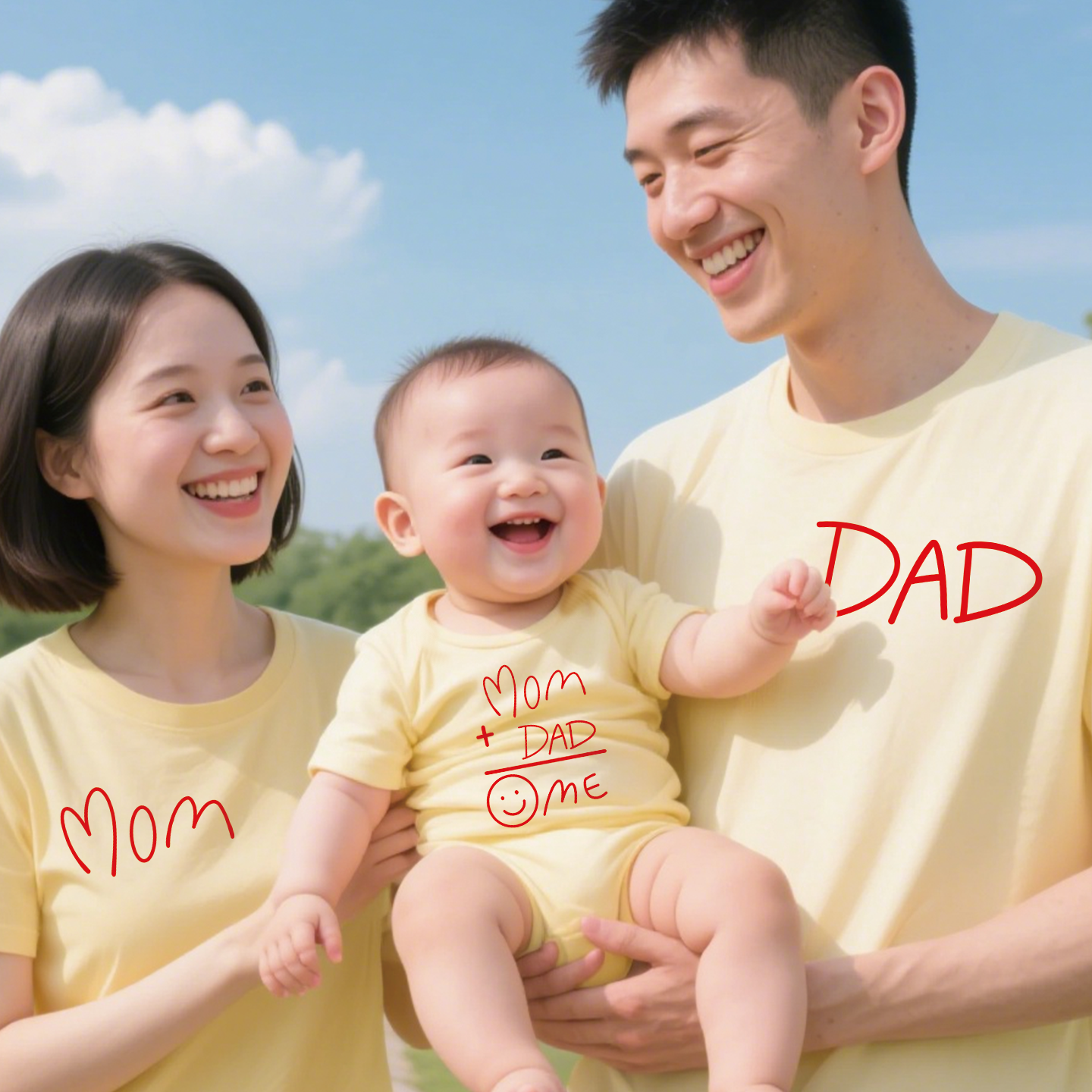 Одежда для родителей и детей, маленькая одежда для родителей и детей месячного возраста, семья из трех и четырех человек, новый летний детский банкет 2025 года большого размера высокого класса на сто дней