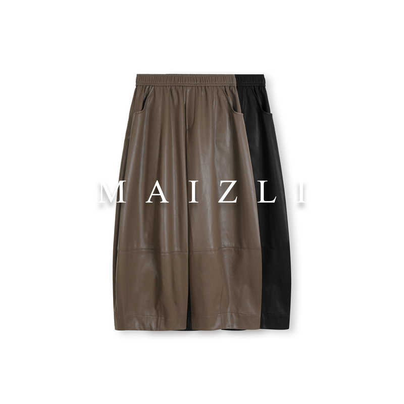 【Mt】Casual and Relaxed/Features a Soft Matte Texture/Casual Pu Pants 【Mt】Casual and Relaxed/Features a Soft Matte Texture/Casual Pu Pants