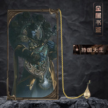 Black Myth Wukong Bookmark Peripheral Hollow Metal Anime Character Bookmark Stationery Student Stationery Gift