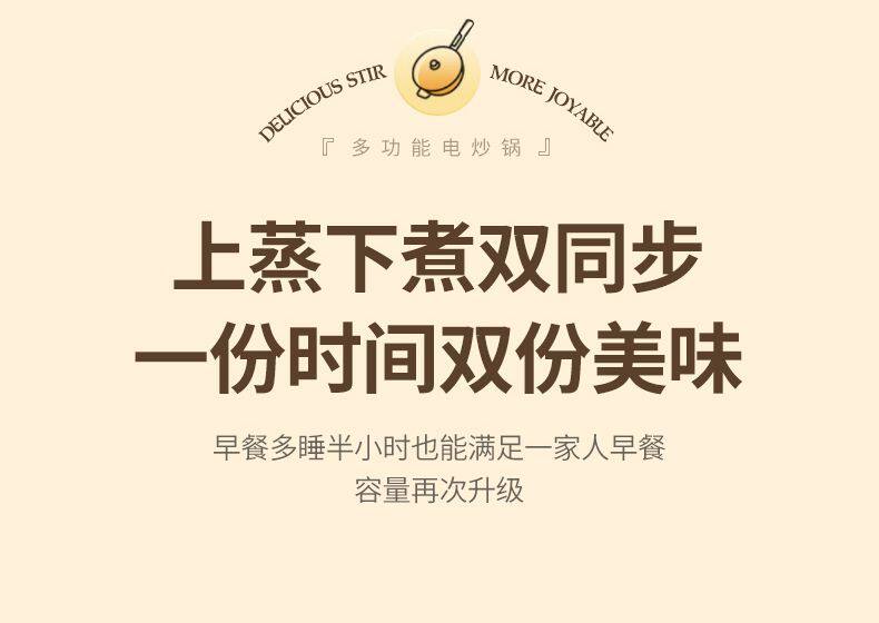 Плиты 德国电炒锅一体炒菜多功能电煮锅全能家用大功率煎炒蒸煮电热火锅 OTHER