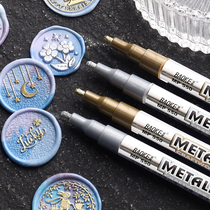 Fire paint color pen paint pen multi-color hand-painted high-gloss gold pen student pen gold and silver home daily use set