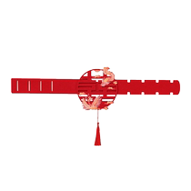 Luo Yijias Dragon and Phoenix Promise Happiness wedding curtain straps wedding room decoration set happy word room decorations