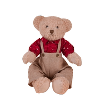 Luo Yijias Bixin Bear bed press dolls are a pair as a wedding gift for the newlyweds a new model of wedding room pillows