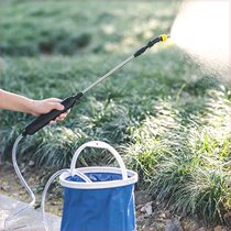 Portable fully automatic electric water spray gun retractable spray gun watering flowers rechargeable pumping water disinfection sprayer