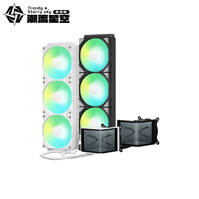 Tryx Panorama Se 360 240 Water-Cooled 6.5inch Curved Screen Cpu Cooler