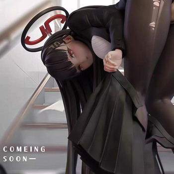 Blue files ba destruction mushroom tune yue liyin beautiful girl anime game figure gk gift