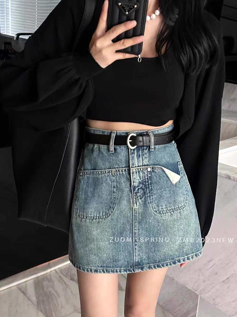 товар из китая spring and summer new a-line short skirt women fashion high OTHER