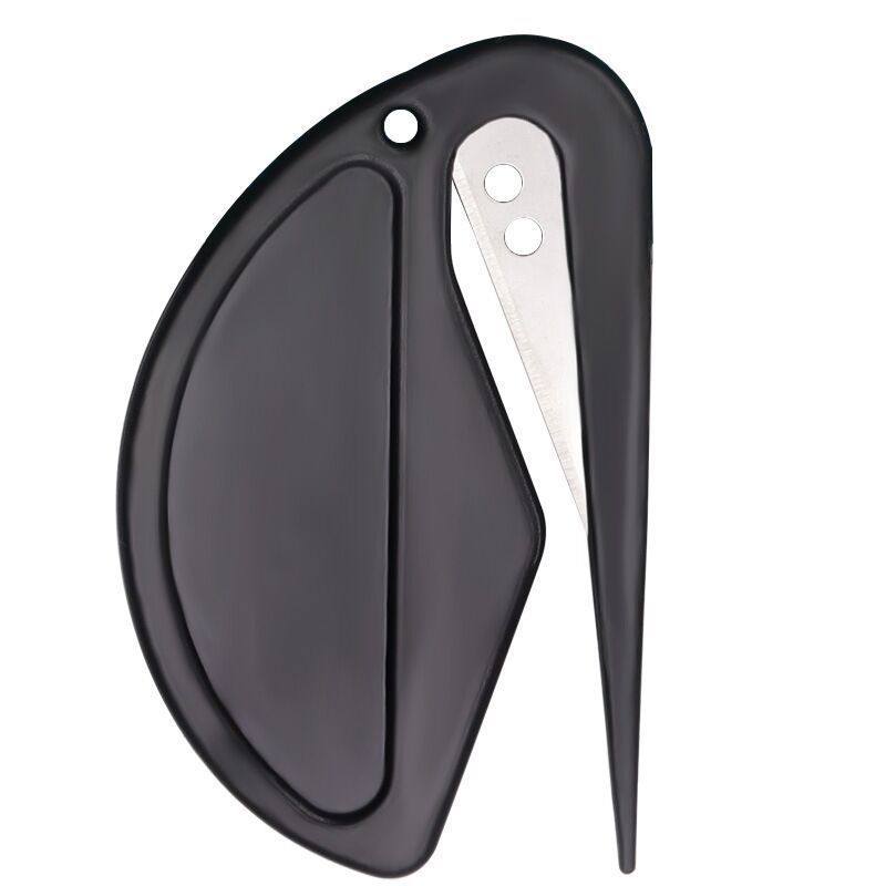 ミニプラスチック製レターオープナー、レターオープナー、ペーパーカッター、ボックスオープナー、バッグオープナー、輪ゴムカッター、キビシュレッダー。