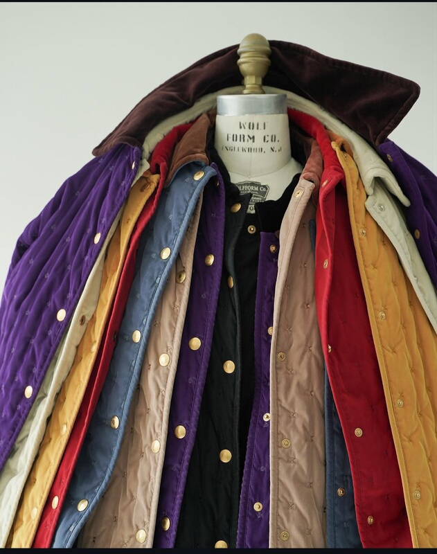 Hky Old Customer Margiela Era H Brand Vintage Heavy Embroidery Thinsulate Self-Heating Two-Tone Quilted Jacket Old Money Style Hky Old Customer Margiela Era H Brand Vintage Heavy Embroidery Thinsulate Self-Heating Two-Tone Quilted Jacket Old Money Style