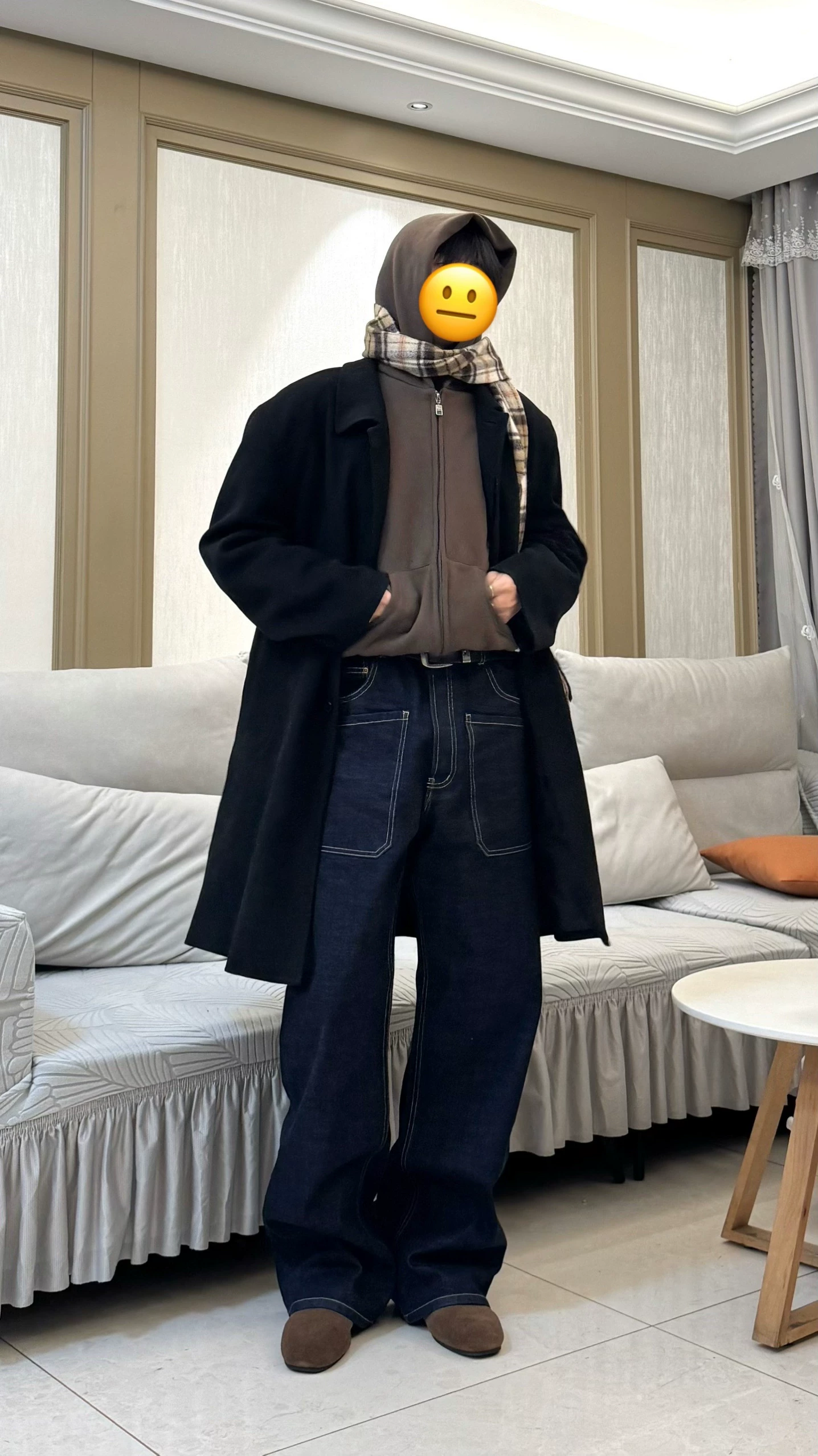 Независимый винтажный Russell 90s худи Cleanfit плюс-м молния черно-коричневый