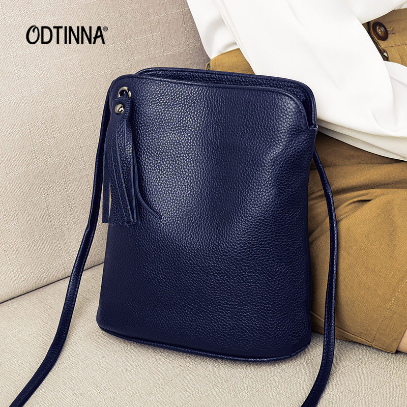 2026 New Genuine Leather Women's Bucket Bag, Fashionable, Casual, Versatile, Simple Small Bag, Shoulder Crossbody Bag, Mom Bag