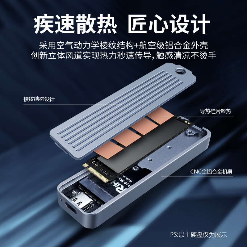 RIHAO m.2固态硬盘盒子：解锁你的存储新世界，告别空间焦虑！-硬盘盒-淘宝好物网