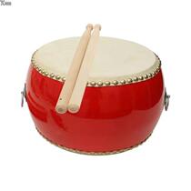 A complete set of childrens gongs and drums small copper cymbals bright cymbals small gongs and a complete set of adult three-and-a-half-line performance props.