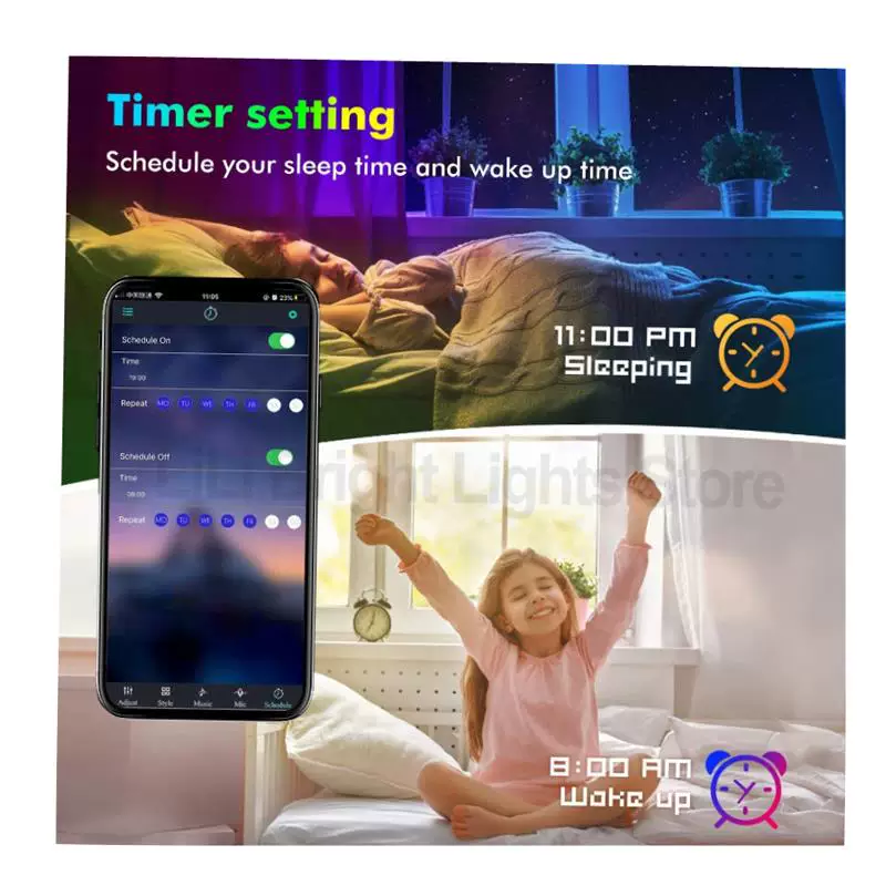 Умная Bluetooth световая лента с инфраконтролем RGB5050 MU
