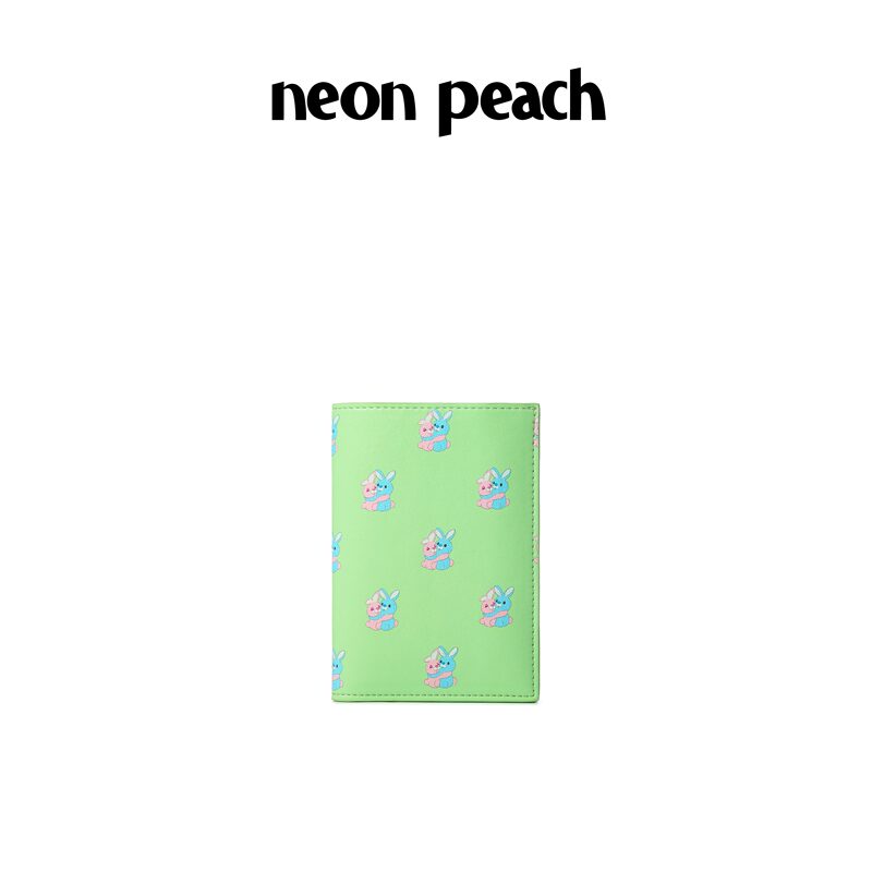 Neon Peach Original Design Hugable Rabbit Travel Passport Holder Storage Card Holder Gift Green Apple Green Neon Peach Original Design Hugable Rabbit Travel Passport Holder Storage Card Holder Gift Green Apple Green