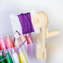 Embroidered Finishing Good Helper Winding Home Quick Wire Winder Give Thickened Plastic Plate Cross Stitch Tool