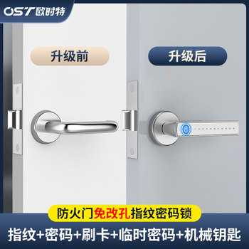 Fire Door Converted to Fingerprint Password Lock, Smart Lock for Home Entrances, Special Fire Door Electronic Lock for Underground Storage Rooms
