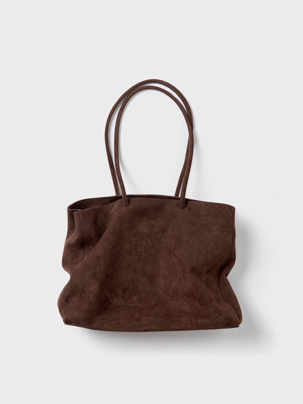 Variate 25Ss Large-Capacity Commuter Shoulder Suede Tote Bag, Same Style for Men and Women