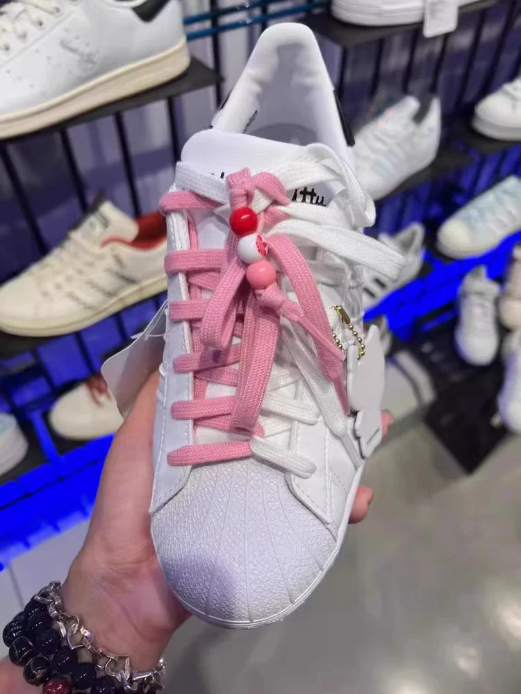 Counter genuine Sanye Cat Cat Cat Co -бренд shell head Woman Pink Lightweight Sports Casual Plate Shoes GW7168