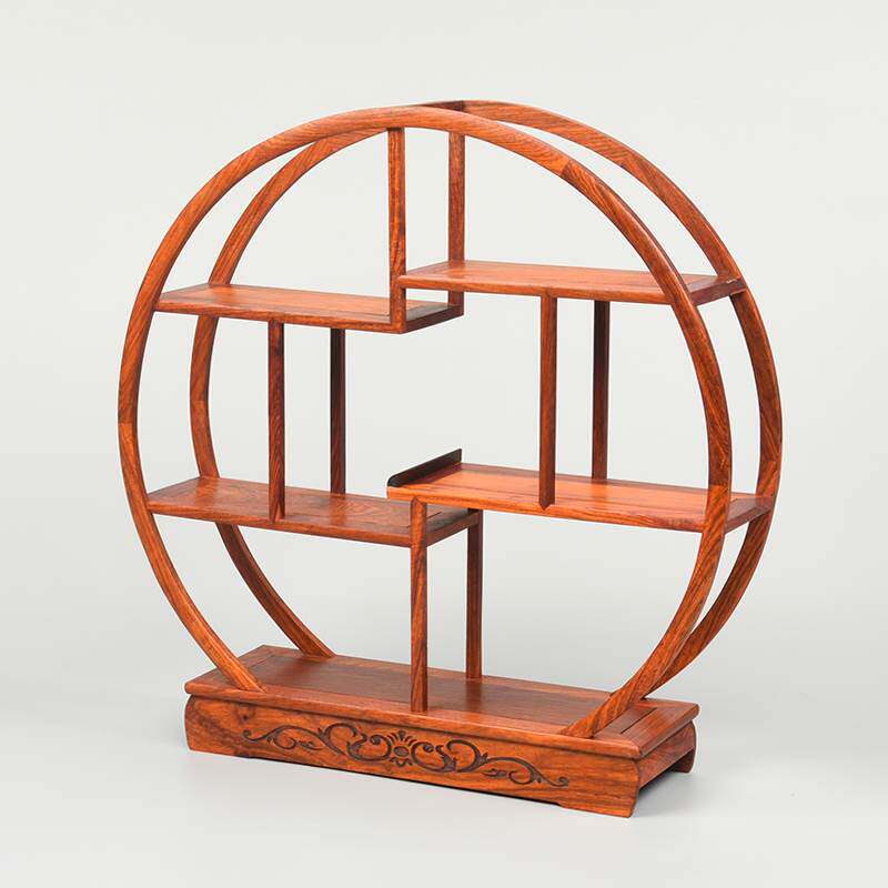 大红酸枝博古架，如何成为古玩珍宝收纳的理想选择？