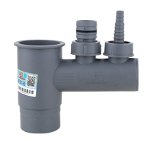 Submarine kitchen sink three-way dishwasher water purifier pre-filter drain connector 50-tube universal
