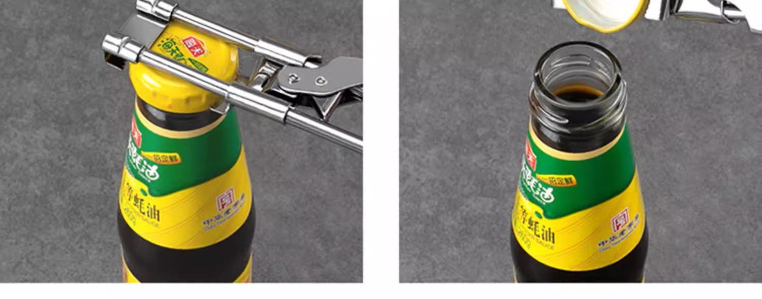 Консервный нож 不锈钢省力拧盖器万能瓶盖神器开罐器开瓶器玻璃罐头开盖器拧瓶盖