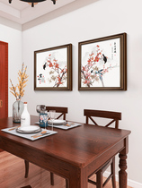 New Chinese-style home and Wanshixing hanging paintings restaurant decoration paintings dining room tables facing the wall oil paintings entrance hall high-end murals