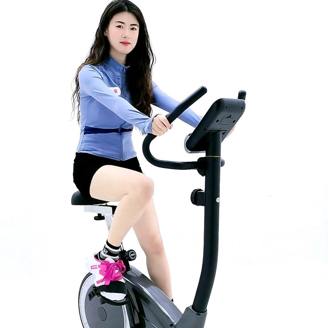 Household small bicycle source factory vertical magnetic control exercise bike dynamic bicycle cross-mirror indoor sports equipment