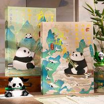 Cute Bear Scroll Series Classmate Record Creative Cute Panda Loose-leaf Classmate Record Graduation Album