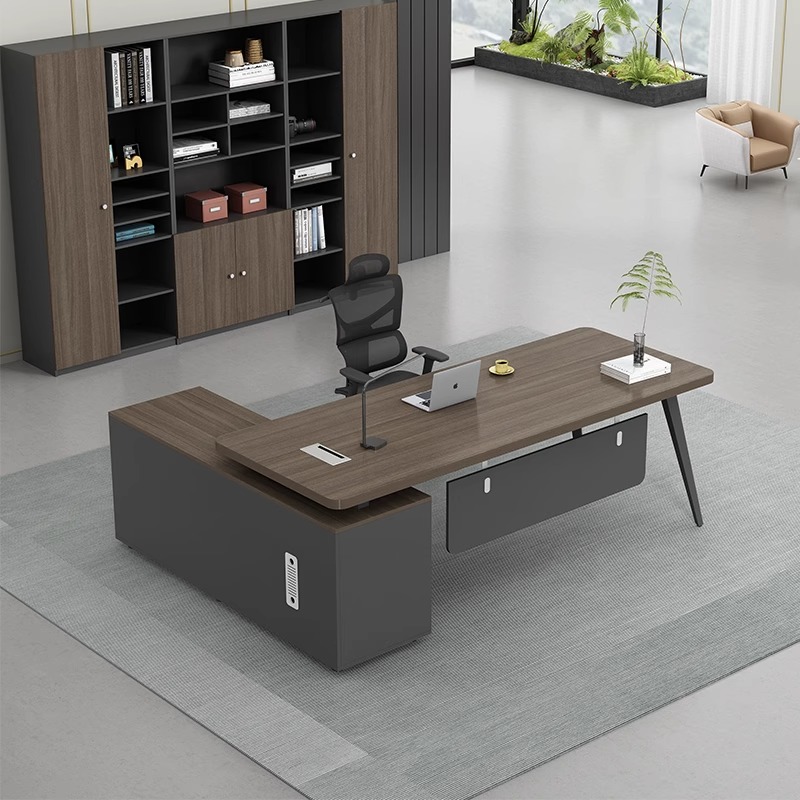 Desk Boss Desk Brief Modern President Desk Manager Desk Manager Desk Big Bantai Office Computer Table And Chairs Combo-Taobao