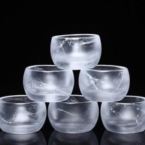 High-end quality white porcelain tea cup white porcelain jade porcelain tea cup large tea cup glazed jade built-in cup