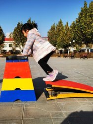 어린이 리프팅 금고 학교 점프 박스 pommel 말 훈련 장비 점프 염소 보조 스프링 보드