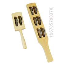 Bell Orff music hand percussion instrument bell plate teaching aids wooden primary school students cymbals 3 children @ kindergarten 6 rattles