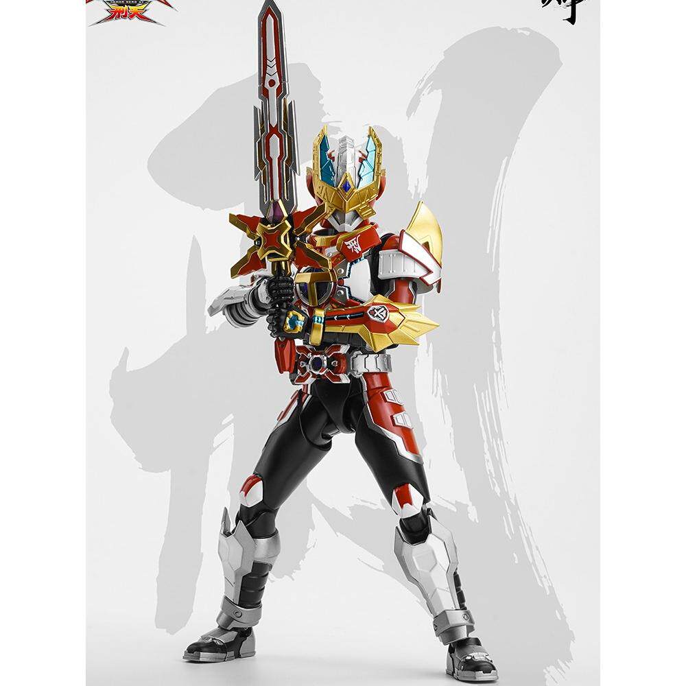 异次元重工战神刑天：铠甲勇士狼帅黑犀侠的终极合体！_游戏皮肤_淘宝游戏网