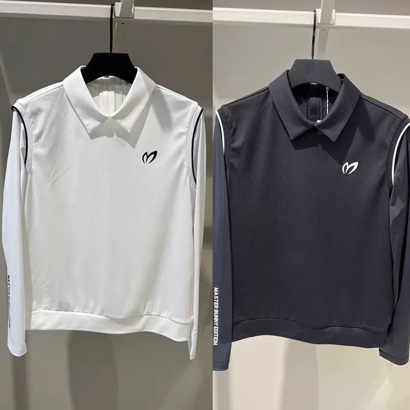 Golf Clothing Women's Jersey Autum Sun Protection Quick-Drying Slim Fit Sweat-Wicking Polo Shirt Long-Sleeved Top Golf T-Shirt