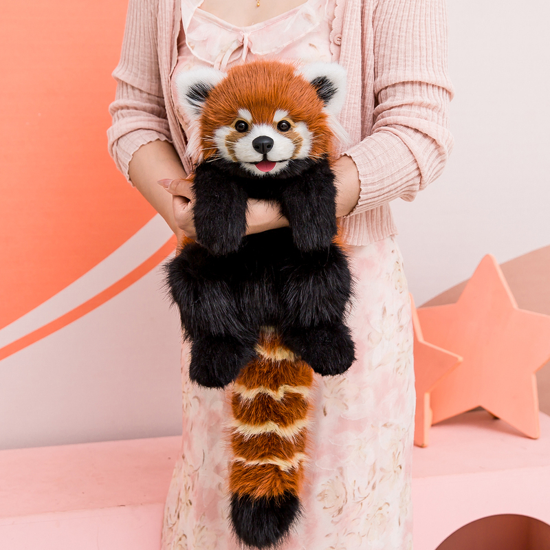 Cloud-Based Simulated Red Panda Backpack Plush Toy Doll Valentine's Day Birthday Gift