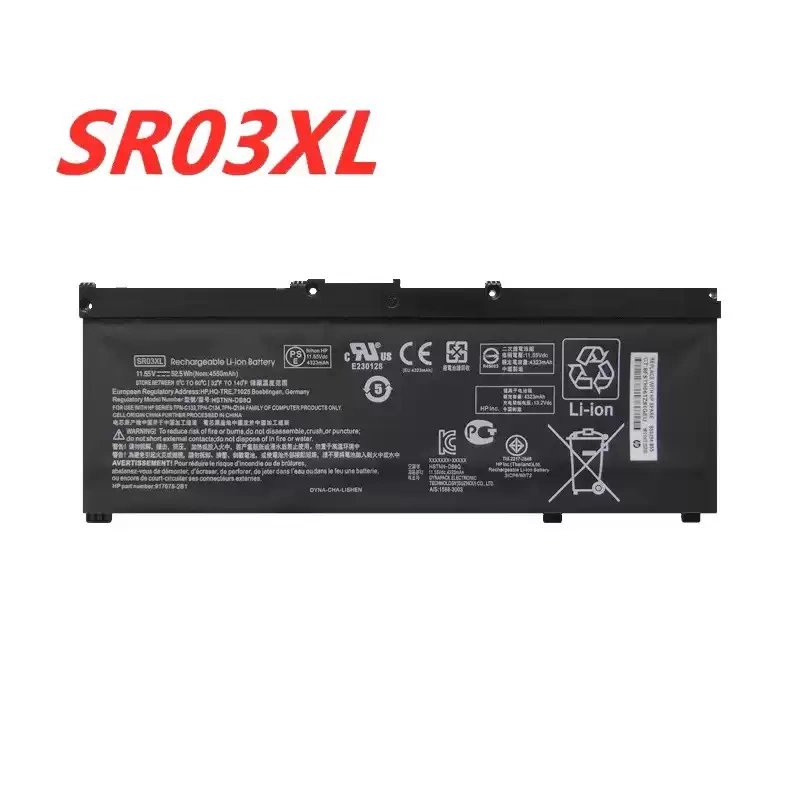 Suitable for Hp Light Shadow/Shadow Elf 4/5Th Generation Sr03Xl Tpn-Q211 C133 Computer Battery Suitable for Hp Light Shadow/Shadow Elf 4/5Th Generation Sr03Xl Tpn-Q211 C133 Computer Battery
