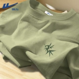 回力 Весенняя футболка, хлопковая парная одежда для влюбленных, короткий рукав, 2025 года, китайский стиль